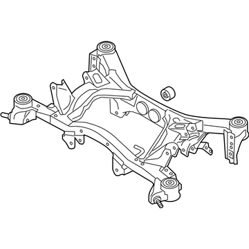 Subaru 20152AL00A Rear Suspension Frame Sub Assembly