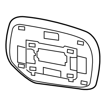 Subaru 91039AL02A Mirror Repair LH