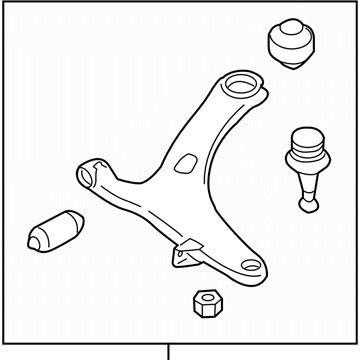 Subaru 20202FJ040 Arm Assembly Front RH