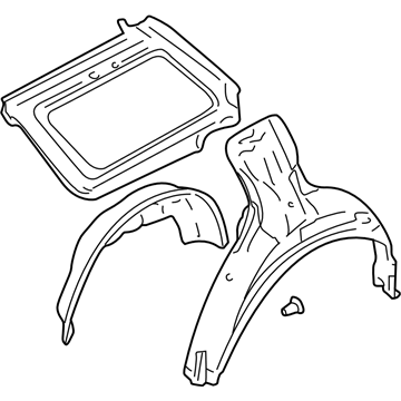 Subaru 51510AE14B Quarter Panel Rear Inner