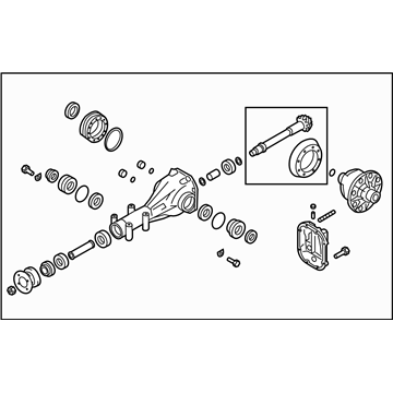 Subaru 38300AC280 Differential Carrier Assembly