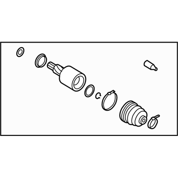 Subaru 28492XA00B Rear Cv Joint Kit