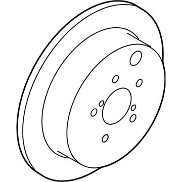 Subaru 26700SG000 Brake Disc Rear