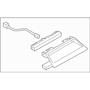 Subaru 84701AL00AVH Sedan Stop Lamp Assembly High Mount