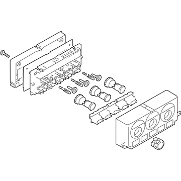Subaru 72311CA062 Heater Control Assembly D