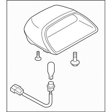 Subaru Impreza STI Third Brake Light - 84701AC111WJ