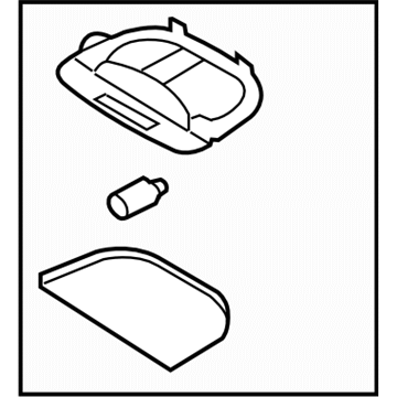 Subaru 84601AG050OR Lamp Assembly Room