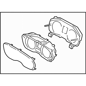 Subaru 85002FJ071 Speedometer Instrument Cluster