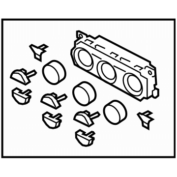 Subaru 72311FJ810 Heater Control Assembly