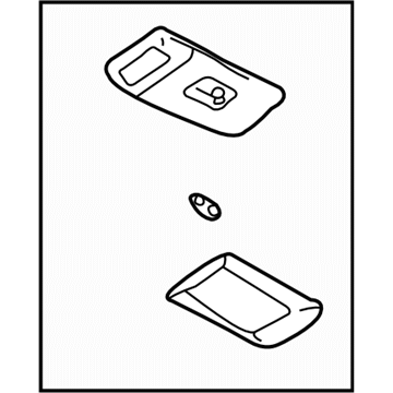 2004 Subaru Baja Dome Light - 84601AE02AGF