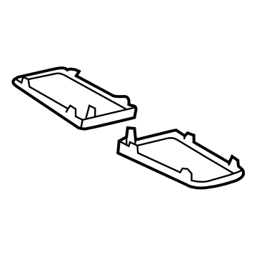 Subaru 92153SG000 Lens Map Lamp Right