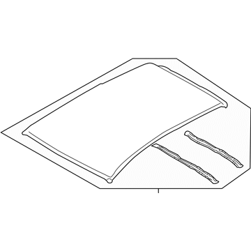 Subaru 53600FJ0509P Roof Panel Complete 5DSR