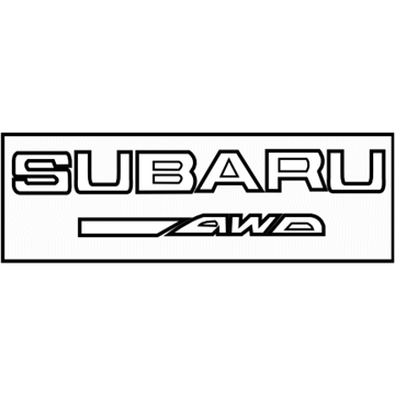Subaru 93079AL050 Letter Mk HOYO