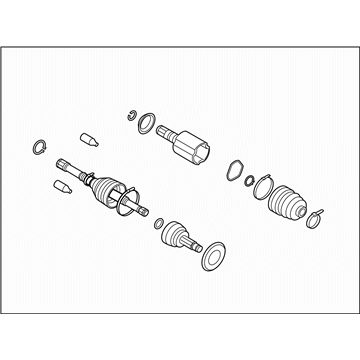 2013 Subaru Tribeca Axle Shaft - 28321XA00D