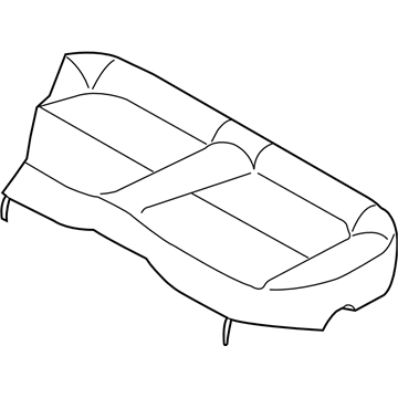 Subaru 64340FC150GC Rear Seat Cushion Cover