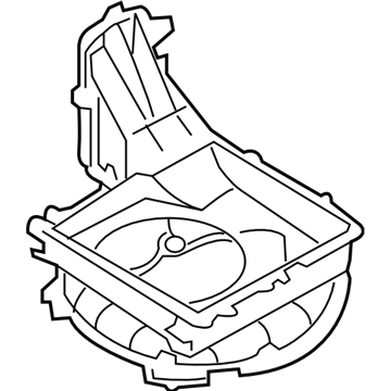 Subaru 72213AJ06B Case Assembly Blower Upper