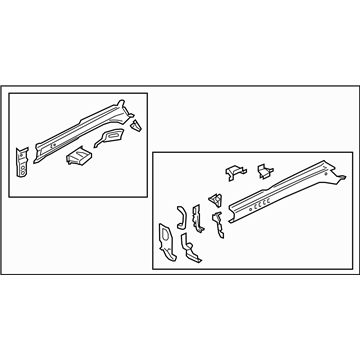 Subaru 51620FJ0219P Frame Side Complete RH