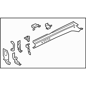 Subaru 51629VA0009P Frame Side Ff Complete Rear RH