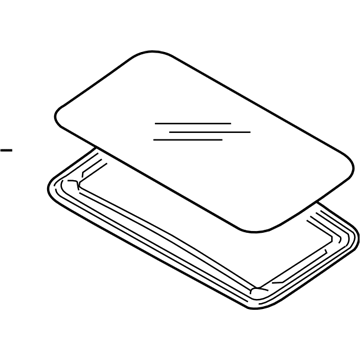 Subaru 65430FG000 Sunroof Lid Assembly