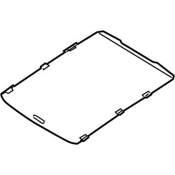 Subaru 65470AG02AOR Sun Shade Assembly