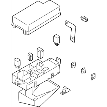 Subaru 82231SA400 Fuse Box Assembly Main