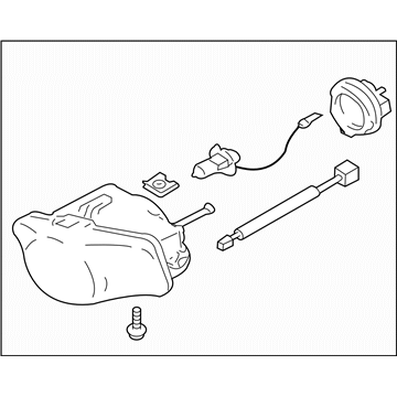Subaru 84501AE271 Fog Light Assembly Front LH C0