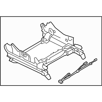 Subaru 64102AG04A Power Unit Slide RH