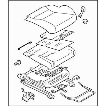 Subaru 64139CA000VL Cushion Assembly OCPANT