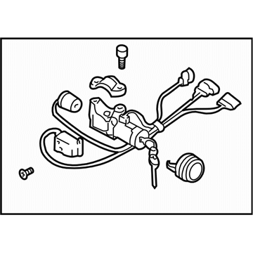 Subaru 83191SA030 Ignition Steering Lock Assembly