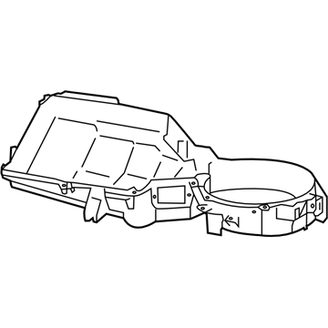 Subaru 72120CA090 Heater Case Assembly