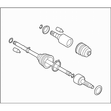 Subaru 28321FG003 Front Drive Shaft Assembly Right