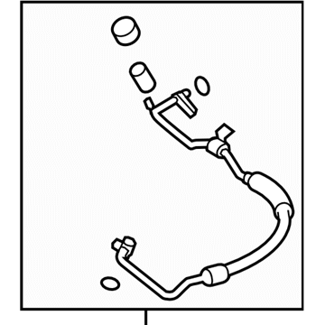 2016 Subaru WRX STI A/C Hose - 73425VA010