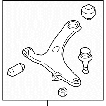 Subaru 20202AG182 Arm Assembly Front RH