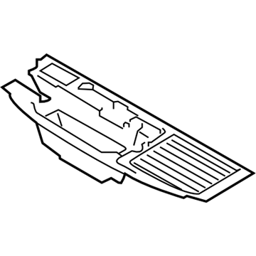 Subaru 95055FJ000 Box Sub Trunk Assembly