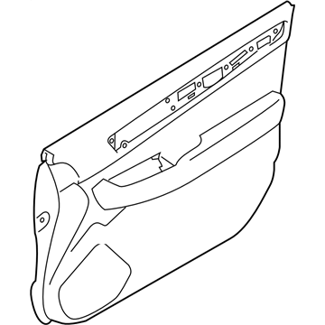 Subaru 94216AL07BVI Trim Sub Assembly Door Front Front LH