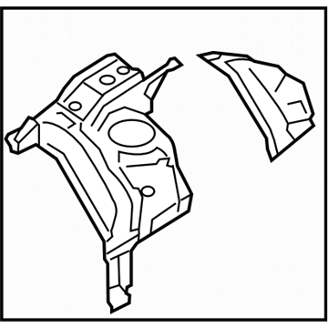 Subaru 51649CA0009P Bracket Front Suspension Complete ARH