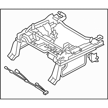 Subaru 64102XA11B Power Unit Slide LH