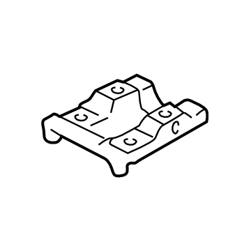 Subaru 41321AA060 Bracket Differential Mounting Lower