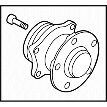 Subaru 28473AJ00A Rear Hub Unit Complete