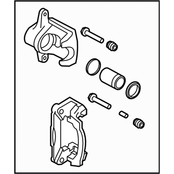 Subaru 26692AJ040 Disk Brake Kit Rear RH