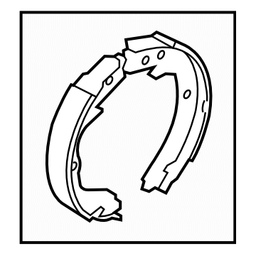 Subaru BRZ Parking Brake Shoe - 26694CA000