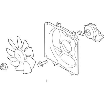 2015 Subaru Impreza Fan Motor - 73310FJ020