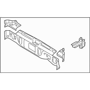 Subaru 52411AE05B Skirt Complete Rear In