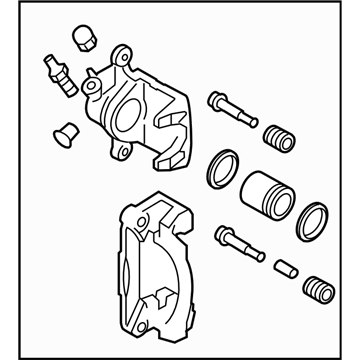 Subaru 26692SG000 Disk Brake Kit Rear RH