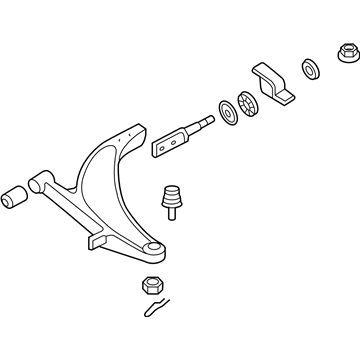 Subaru 20202FE671 Arm Assembly Front LH