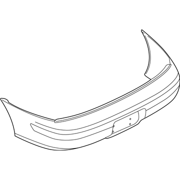 Subaru 57720FA032 Bumper Face Rear