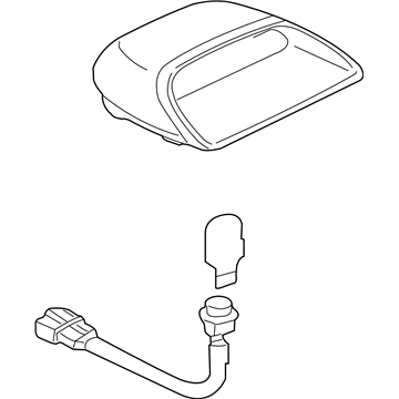 2005 Subaru Outback Third Brake Light - 84701AG04AJC