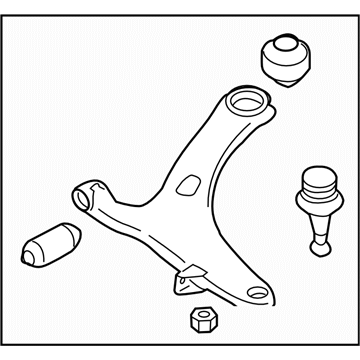 Subaru 20202SC002 Lower Arm Assembly Front RH