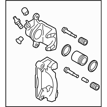 Subaru 26692YC000 Disk Brake Kit Rear RH