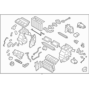 Subaru 72110FJ102 Heater Unit MS0